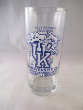 Collector's Glass University of Kentucky with Double Kwik logo