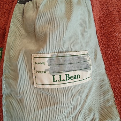 LL Bean Down Tek Puffer Jacket Youth Large Gray Down Filled Full Zip Logo - Picture 9 of 13
