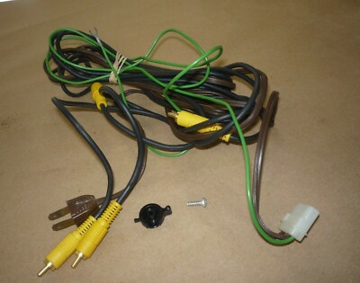 VINTAGE Garrard TURNTABLE Model 70 - ORIGINAL AC CORD AND AUDIO WIRES 