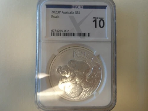 2023 P Australia Silver Dollar Koala 1oz 9999 Silver NGC X