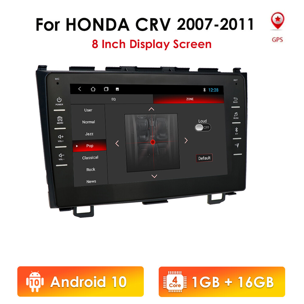 9''Android 10 Car Stereo Radio Player GPS WiFi BT HD For Honda CRV 2007