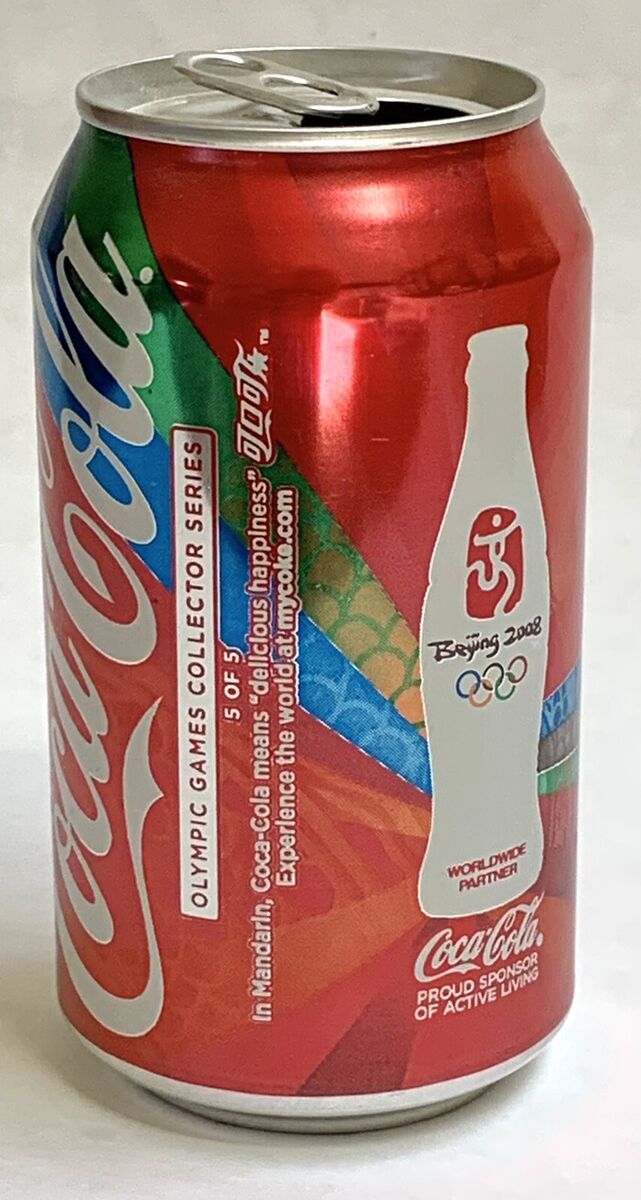 COCA-COLA Can 2008 Beijing Olympics Collector Series 5 of 5 COCA-COLA Can 2008 Beijing Olympics Collector Series 5 of 5