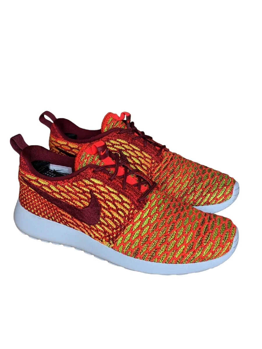 UK4 Nike Roshe One Flyknit Women s Gym Running Shoes Trainers Multicolour