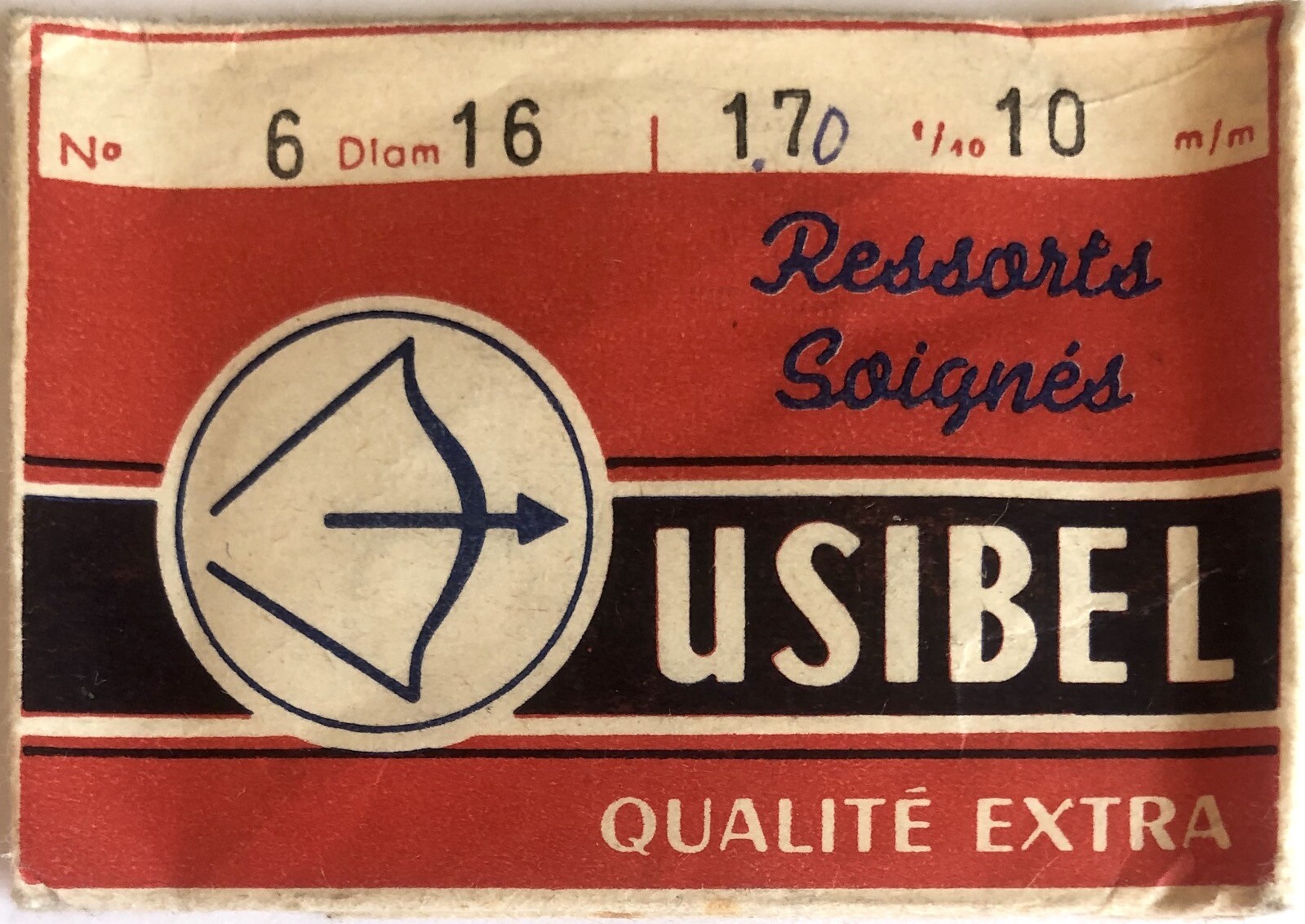 1X Mainspring X 2601 USIBEL 170x10 Ø16 Watch Replacement Part