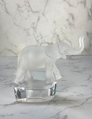 Goebel Elephant Crystal Figure