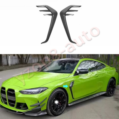 For BMW M4 2021-2023 2024 2025 Dry Carbon Fiber Side Vents