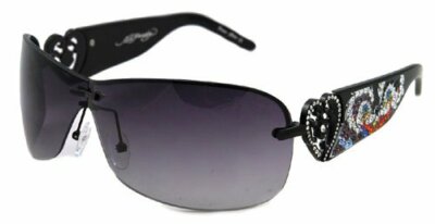 ED HARDY SUNGLASSES, NEW IN A BOX AND CASE Ed Hardy Sunglasses 032 Black with Case and Box | eBay main image 3