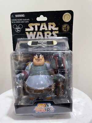 NEW! NIB! Disney Parks Star Tours Wars 4 Bad Pete As Boba Fett Figure 2010