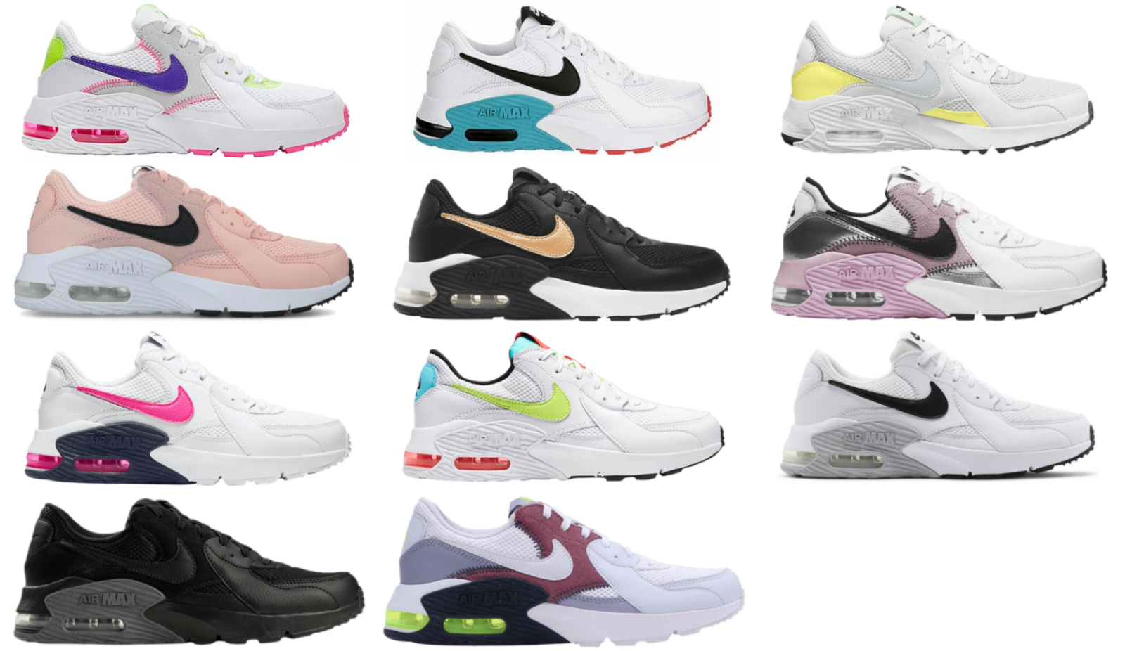 Nike Air Max Excee Womens Shoes Sneakers Running Cross Training Gym Workout  | eBay