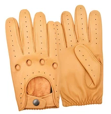 Chauffeur Men's Driving Gloves Retro Top Quality Sheep Leather Genuine Soft