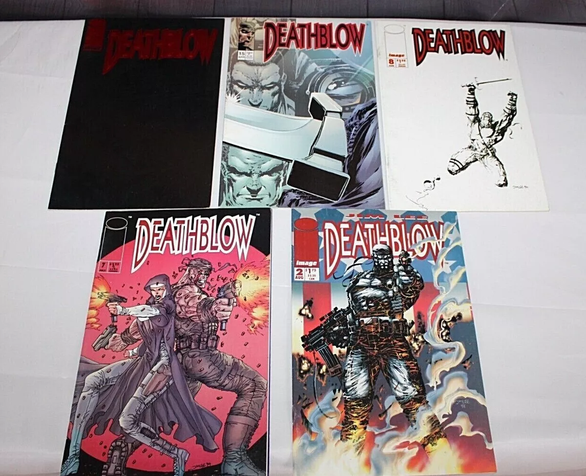 LOT of 5 DEATHBLOW Comic Books Jim Lee Death Blow Image Comics | eBay