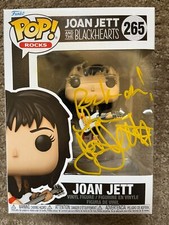 JOAN JETT SIGNED VINYL FUNKO POP AUTOGRAPH INSCRIPTIONS BLACKHEARTS PROOF