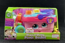 LeapFrog Shapes and Sharing Picnic Basket Brand New