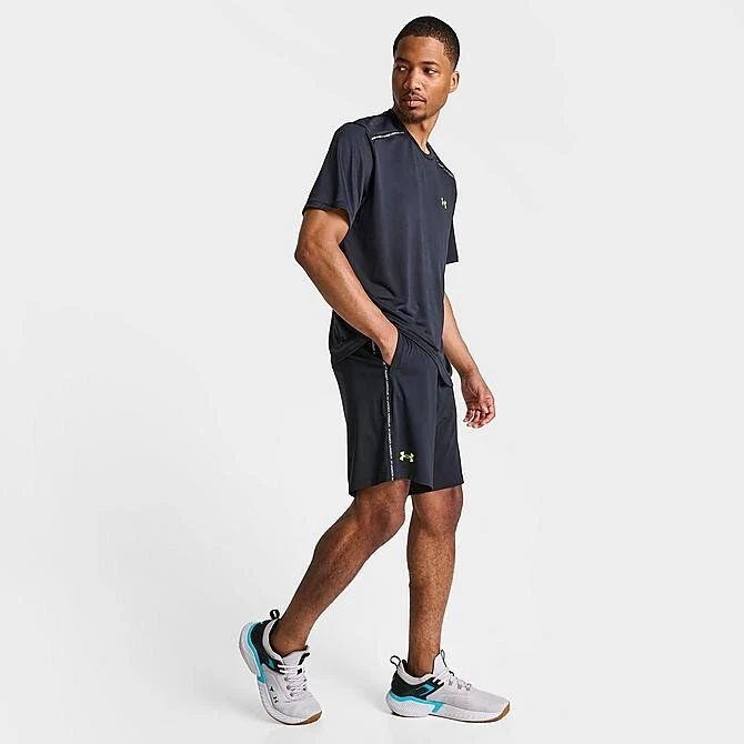 Under Armour Heatgear Knit Tape Mens Athletic Shorts Black M NWT