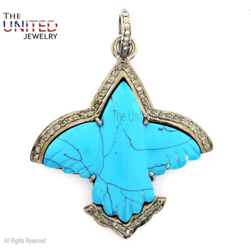 Pendentif Eye turquoise, or jaune – Gigi Clozeau - créateur de bijoux