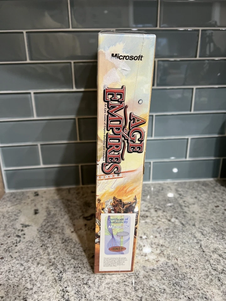 Age of Empires 1998 Big Box Windows 95 98 NT4.0 Vintage PC Game, 1.0 Sealed Game - Image 4 of 4