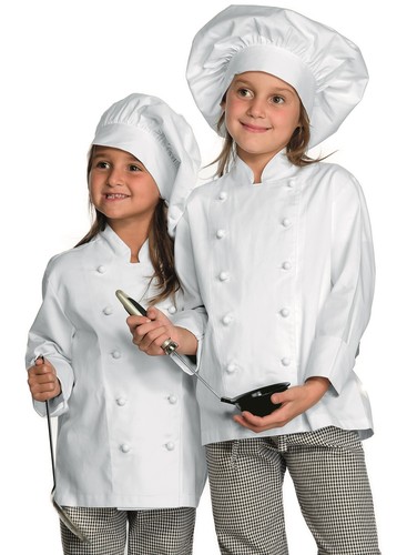 GIACCA PANTALONE CAPPELLO cuoco Bambino Bambina cucina Baby chef 3 4 5 6 7  anni | eBay