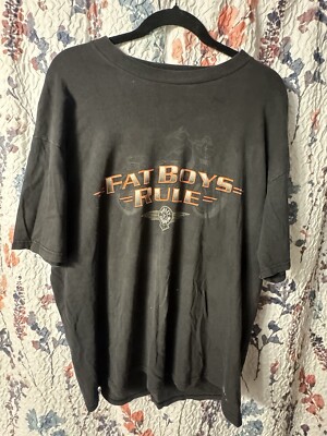 Harley Davidson Grand Forks ND Fat Boy T-shirt Men s Size XL
