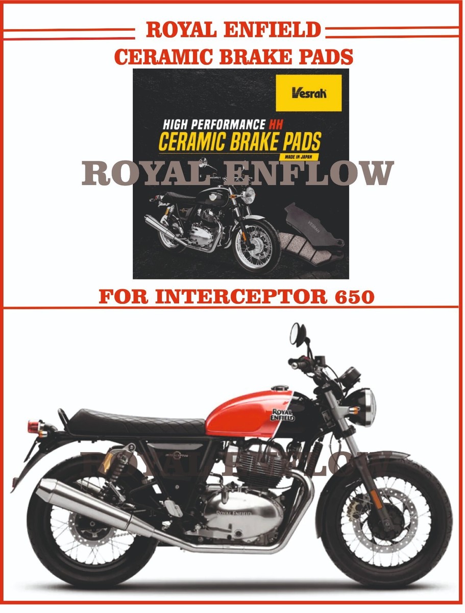Fit For Royal Enfield Ceremic Brakes Pads for INTERCEPTOR 650