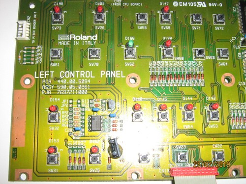 Roland G-800 left control board - Picture 4 of 4