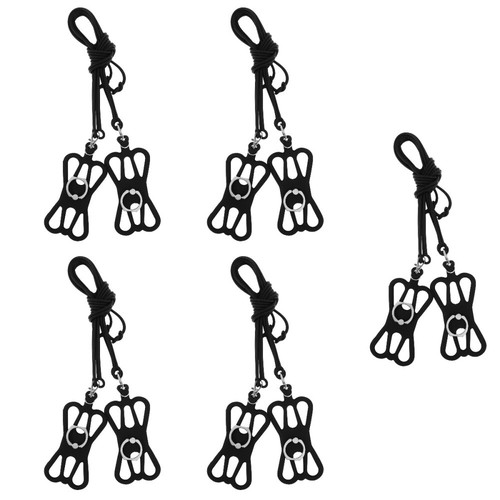 5 Pieces Mobile Phone Ring Holder Cellphone Hand Lanyard Adjustable