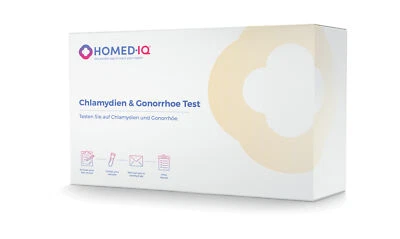 HOMED-IQ Chlamydien & Gonorrhoe (Tripper) Test Frauen (Geschlechtskrankheit)