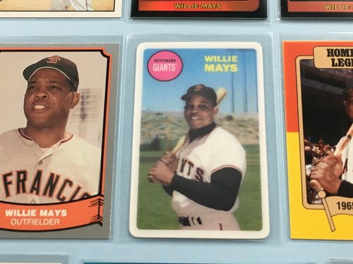 1978+ WILLIE MAYS Reprint-SP Lot x 29 HOF TCMA Bowman Sapphire Blue RC Refractor - Picture 5 of 11
