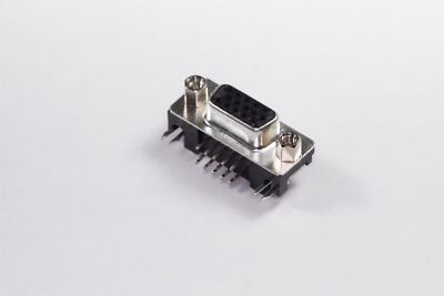 K61X-E15S-NJ Kycon High Density D-Sub Receptacle Female RA 15 Pos 3 Row NOS