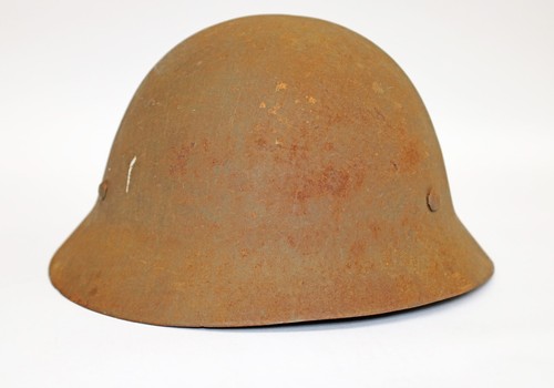 Casco de Colección Ejército Imperial Japonés Segunda Guerra Mundial Militar Acero Hierro Coleccionable Japón - Imagen 4 de 8