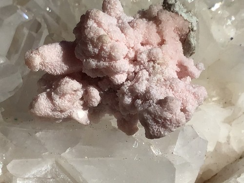 Gorgeous Rhodocrosite, Quartz & Pyrite Specimen - Picture 8 of 10