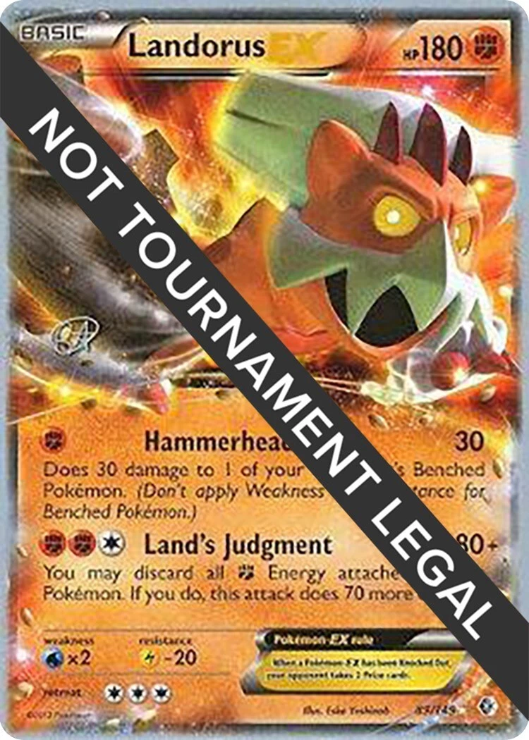 Landorus Ex Pokémon TCG Cards for sale | eBay