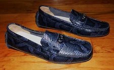 Cole Haan Selby snake print driving shoes  Women's 8 B  Made in India  Worn once