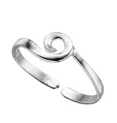 Zehenring Silber Spirale