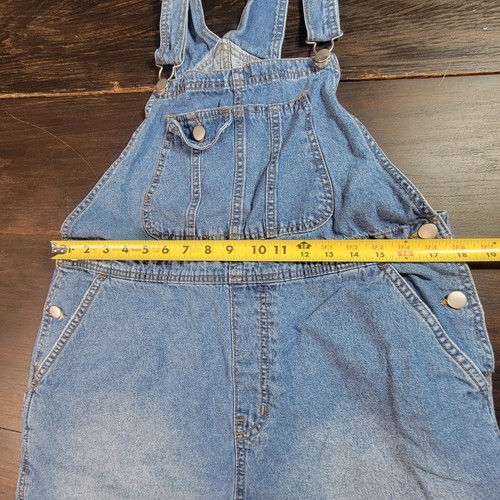 No Boundaries Childrens Shortalls Overalls Denim Size XL (15-17) - Picture 6 of 12