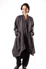 Cappotto Champagne Horatio Avantgarde taglia 42-48 antracite a righe