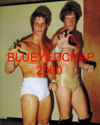 DAVID & KEVIN VON ERICH  WRESTLER 8 X 10 WRESTLING PHOTO NWA WCCW