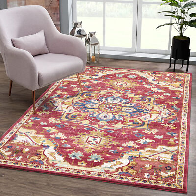 Große Traditionelle Teppiche Modern Wohnzimmer Flur Läufer Teppich Schlafzimmerteppich Matte*