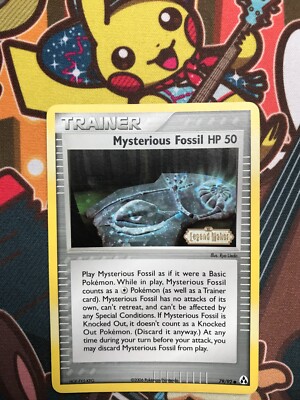 Mysterious Fossil HP 50 Reverse 79/92 ex Legend Maker englisch Pokemon NM+