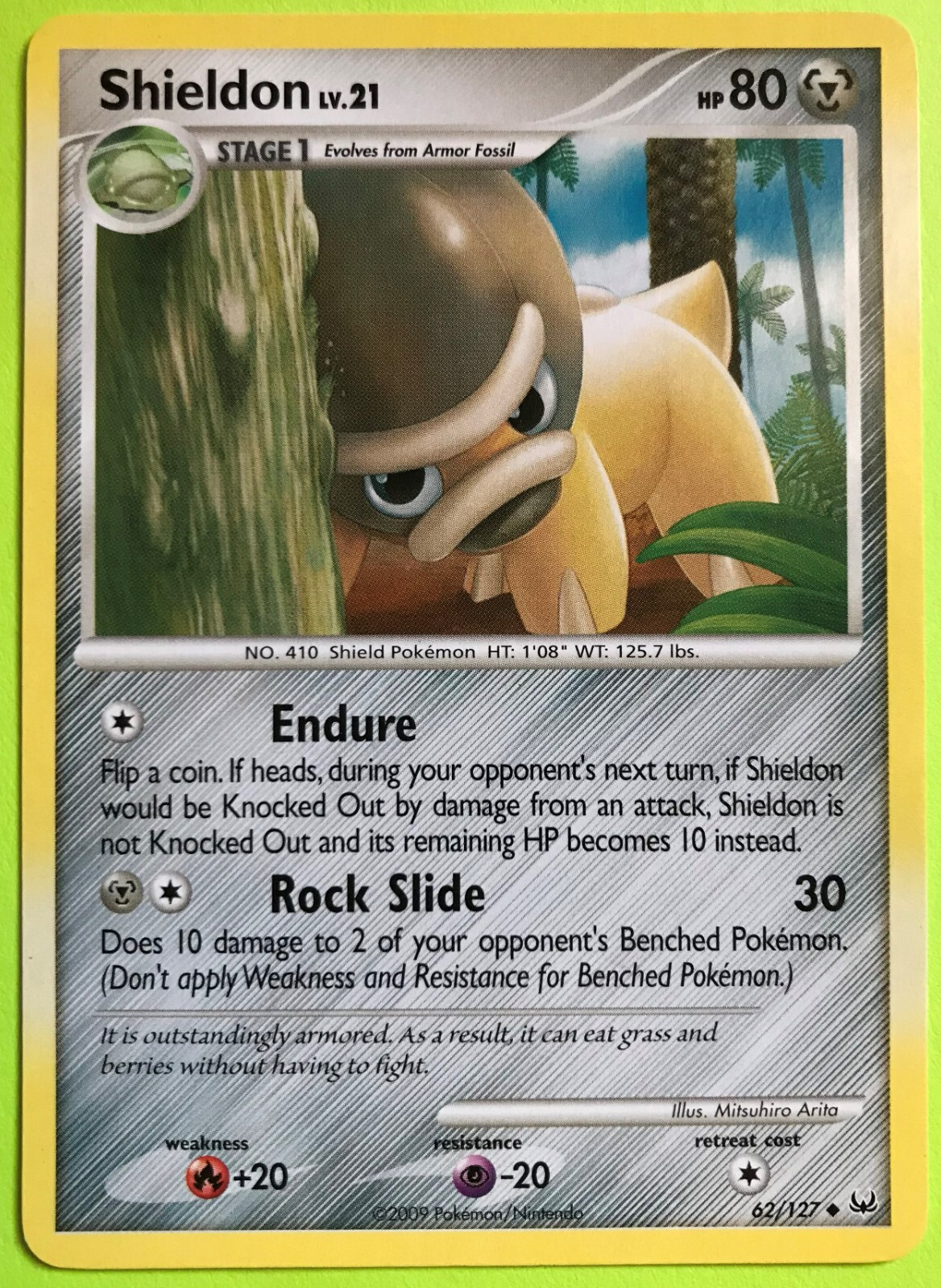 Pokemon - Shieldon - 62/127 - Uncommon - Platinum