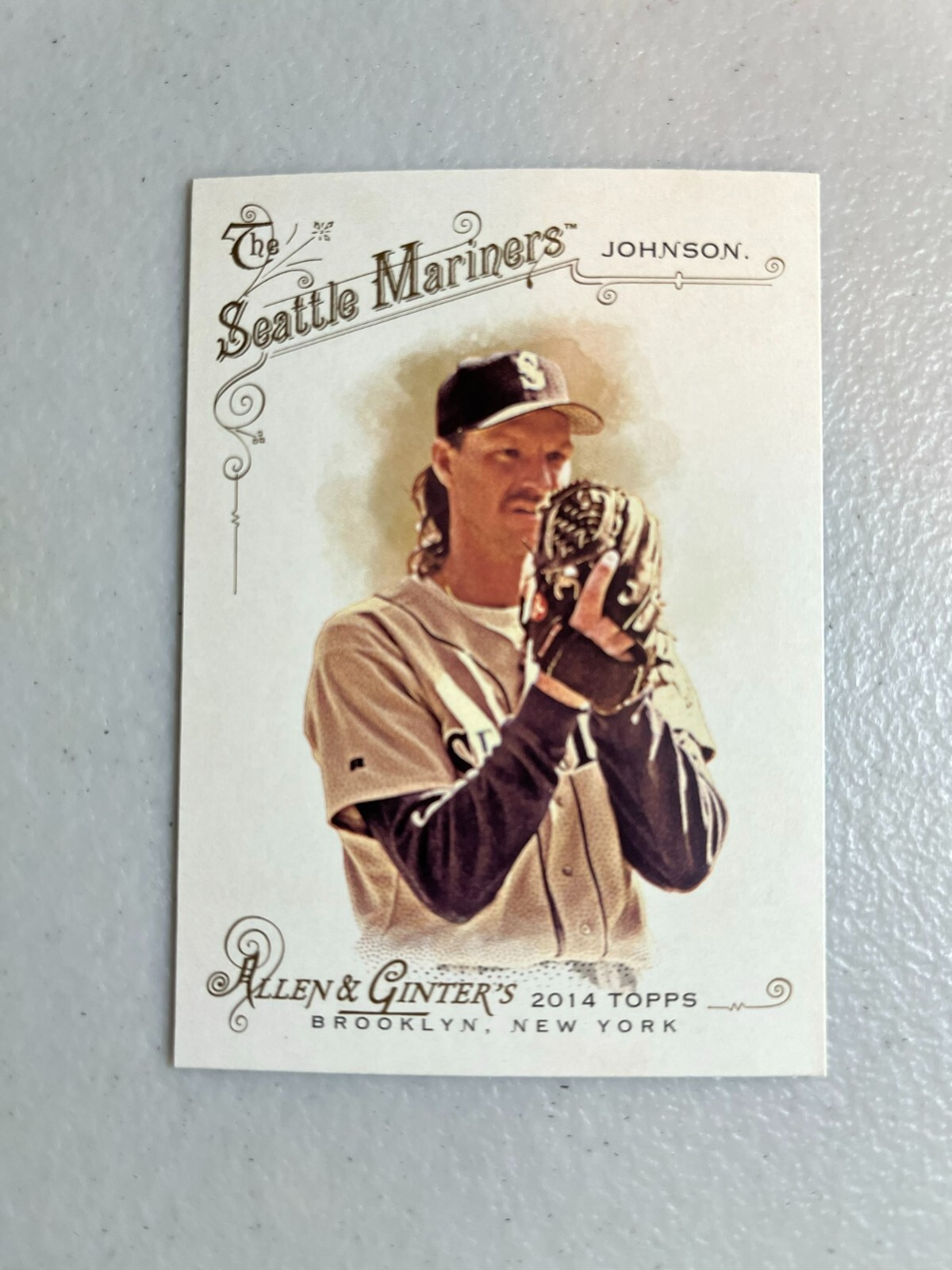 Randy Johnson #86 Baseball Cards 2014 Topps Allen & Ginter trading card — raw and PSA graded price guide