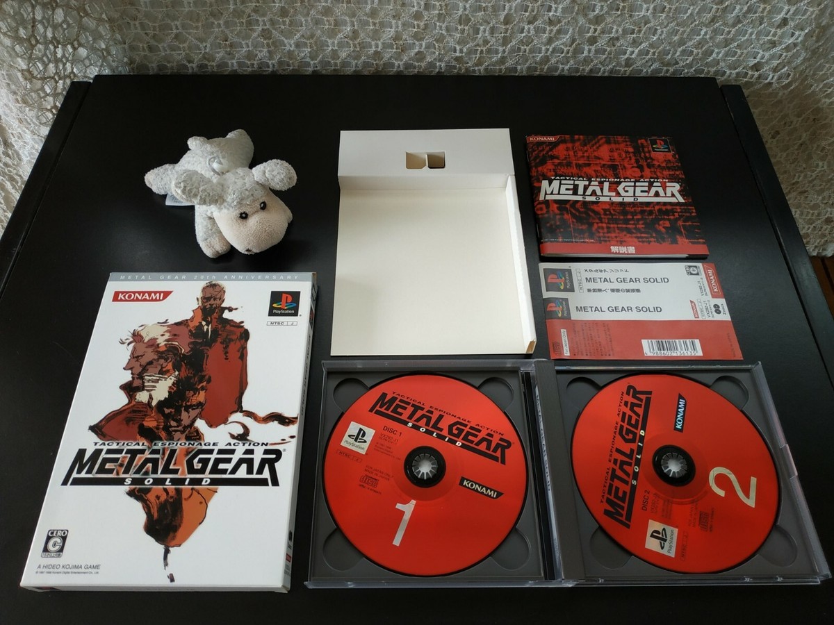 ♥♥ METAL GEAR SOLID 20 TH ANNIVERSARY COMPLET PS1 PLAYSTATION 