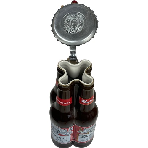 Anheuser-Busch Budweiser 2001 King Of Beers solo para miembros Stein CB18 edición limitada - Imagen 7 de 11