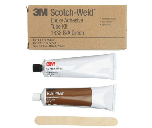 ScotchWeld 1838 B/A Green Epoxy Adhesive Tube Kit eBay