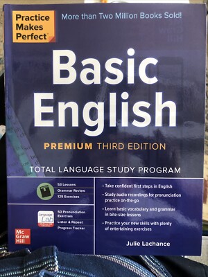 Practice Makes Perfect: Basic English, Premium Third Edition by Julie...