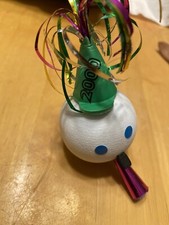 2000 MILLENNIAL JACK Antenna Ball Topper JACK IN THE BOX Party Streamer Hat HORN