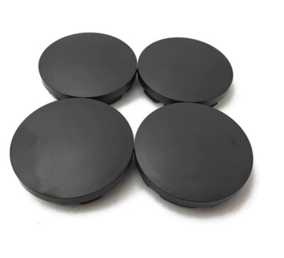 4x56 mm Alloy wheel center caps centre universal rim Black plastic hub no logo