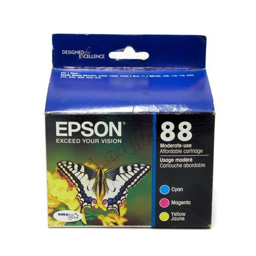 Epson 88 Ink Cartridges 1 Cyan, 1 