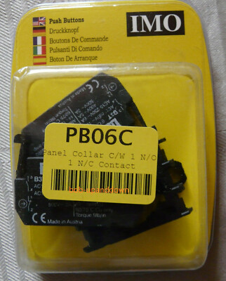 IMO PB06C Panelkragen und 1 N/O + 1 N/C Hilfskontakte