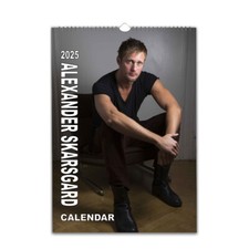 Alexander Skarsg rd Full Photo calendar 2026/27 personalised Choose Start