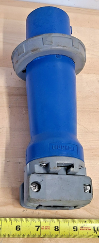 π₯ Hubbell HBL4100P9W Connettore Saldatore Pin & Sleeve 100 Ampere 100A 3P 4W - Foto 2 di 8